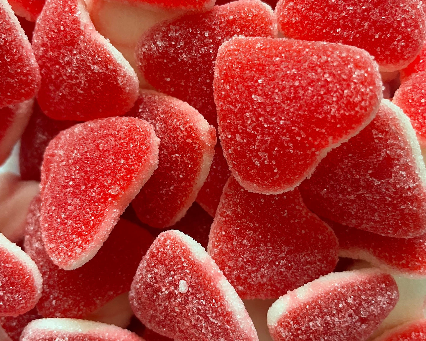 Coeurs Fraises sucrés - 100g