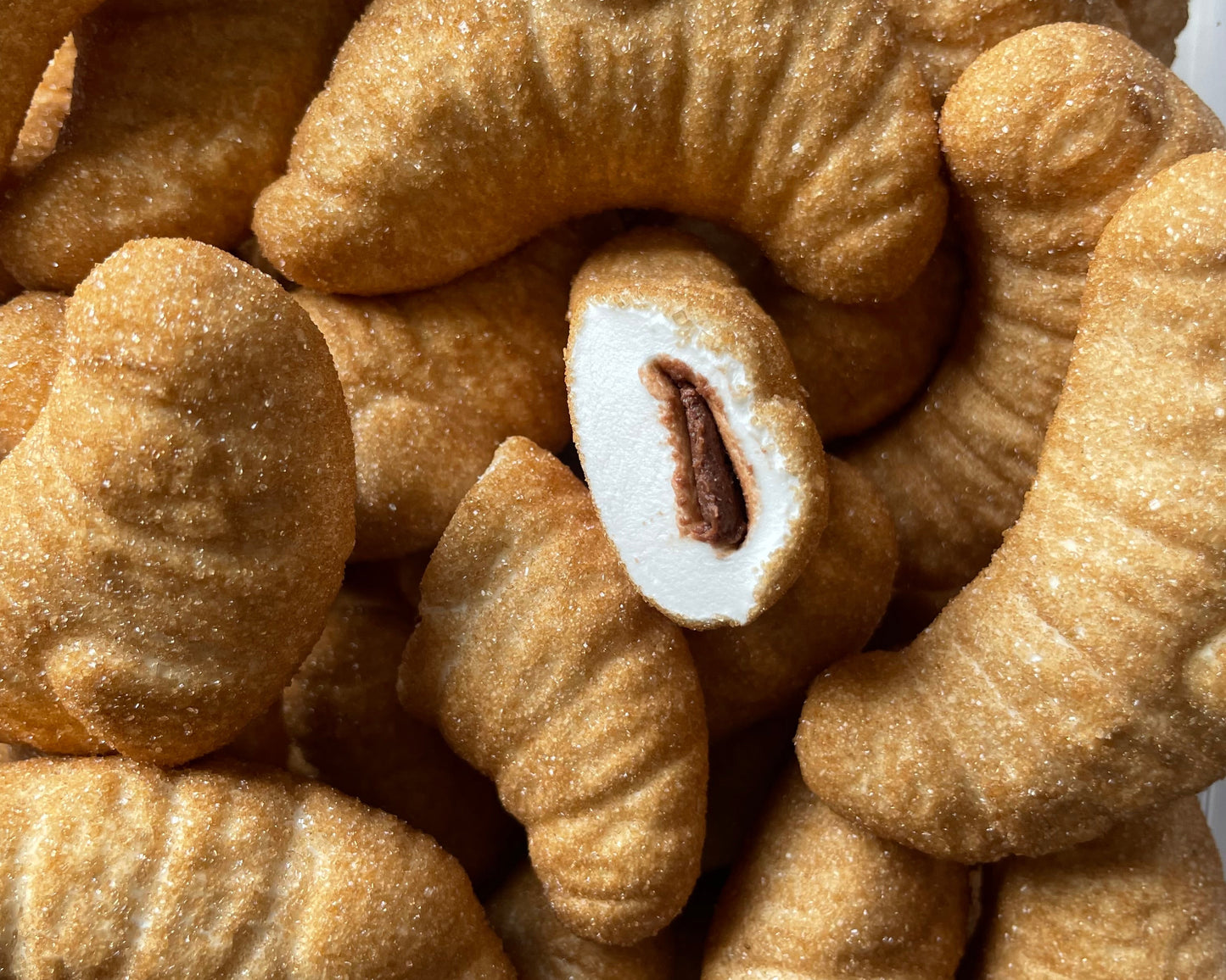 Croissant Fourré au Chocolat en Marshmallow - ( 5 pièces )