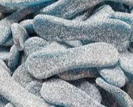 Langues bleues à la framboise sucrés - 100g
