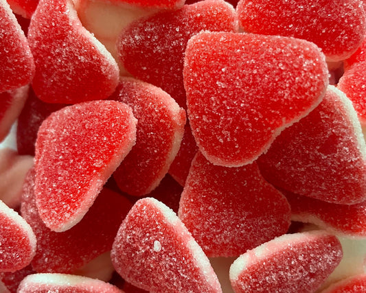 Coeurs Fraises sucrés - 100g
