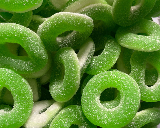 ( NOUVEAUTÉ) Anneaux pommes sucrés - 100g