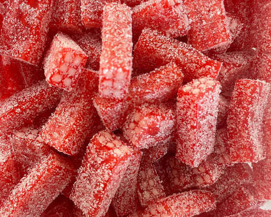 Briques Fraises Acidulées - 100g